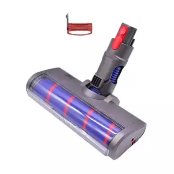 Для Dyson V15 V11 V10 V8 V7 насадка для пылесоса мягкая роликовая щетка замена с подсветкой для пыли для очистителя твердой древесины