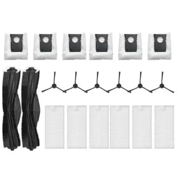 Для Eureka J20/Midea W20/W20 Pro робот-пылесос, запасные части, основной ролик, боковая щетка, фильтр Hepa, мешок для пыли