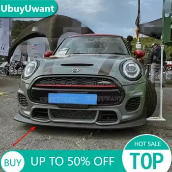 Для F56 Mini Cooper S 2 шт. DAG набор для кузова автомобиля спойлер утка защита губ крышка карбоновый передний бампер разветвитель губ (только передний JCW)