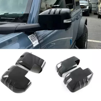 Для Ford Bronco 2024 2025 ABS углеродное волокно, боковая дверь, зеркало заднего вида, накладки, авто внешние автомобильные аксессуары