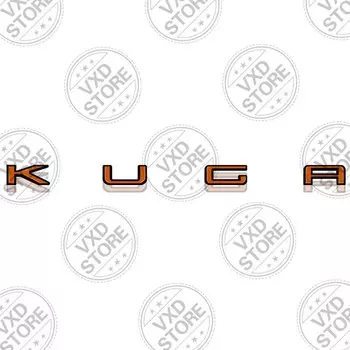 Для Ford KUGA надпись автомобиля 3D металлические буквы логотип значок наклейка автомобиль задний багажник Алфавит эмблема Стайлинг наклейки