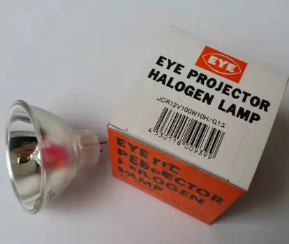 Для глаз JCR 12V100W10H, 12 V 100 W прожекторная галогенная лампа, JCR12V100W10H 60119 AOI SMT микроскоп, JCR12V100W10H G1, Ивасаки Электрический