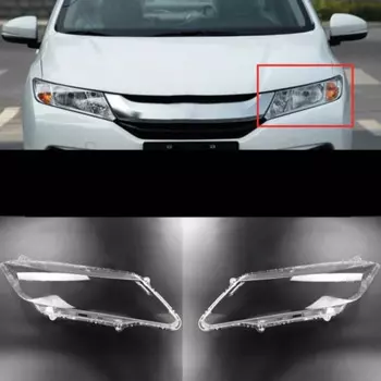 Для Honda City 2015-2018 автомобильная левая фара, прозрачный абажур, замена линзы корпуса фары