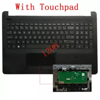 Для HP 15-bs048cl 15-bs061st 15-bs062st 15-bs067cl клавиатура с чехлом для рук