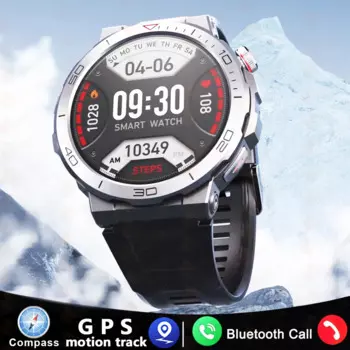 Для HUAWEI XIOAMI Compass GPS Sports Smart Watch мужчины женщины фитнес-трекер 1,43 дюйма AMOLED HD экран Bluetooth Call Smartwatch