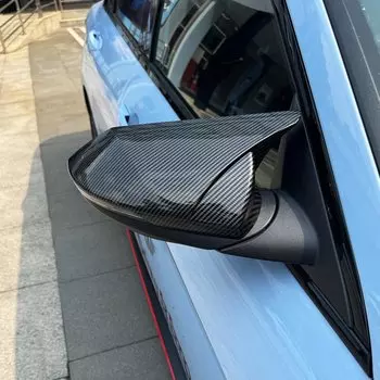Для Hyundai Elantra CN7 N Line автомобильное зеркало заднего вида, боковое украшение двери, стиль из углеродного волокна, крышка зеркала заднего вида