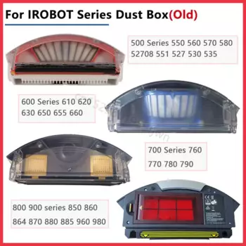 Для IROBOT Roomba 500, 600, 700, 800, 900 серии, робот-пылесос, сменный пылесборник, мусорный бак, детали, аксессуары