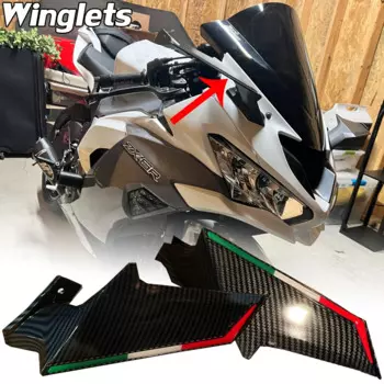 Для Kawasaki ZX6R Winglets, комплект аэродинамических крыльев, спойлер, обтекатель ZX 6R, аксессуары для Moto ZX-6R 2009-2018 2019 20 2021 2022 2023