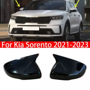 Для Kia Sorento 2021 2022 2023, автомобильное боковое зеркало заднего вида, крышка крыла, внешняя дверь, чехол заднего вида, накладка, наклейка из углеродного волокна
