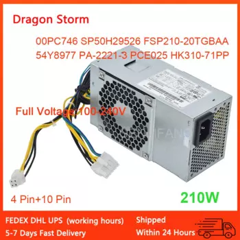 Для Lenovo 210W 10Pin источник питания женская модель 54Y8977 FSP210-20TGBAA PCE025 FSP210-20TGBAB 00PC746 Новинка