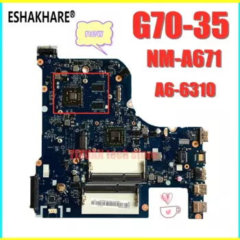 Для Lenovo G70-35 материнская плата для ноутбука 5B20K04318, материнская плата с A6-6310 CPU R5 M330 GPU CG70A, материнская плата