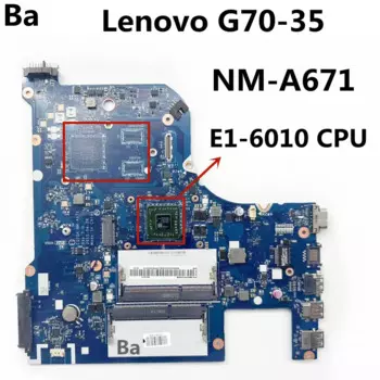 Для Lenovo G70-35 материнская плата для ноутбука NM-A671 CPU 100% тестовая доставка