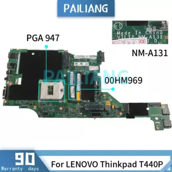 Для LENOVO Thinkpad T440P PGA 947 материнская плата 00HM969 NM-A131 SR17D Материнская плата ноутбука Проверка прошла успешно