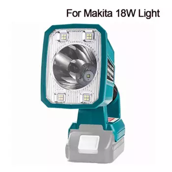 Для Makita 14/18V 18W литий-ионная батарея квадратная двойная фотовспышка с горизонтальным источником