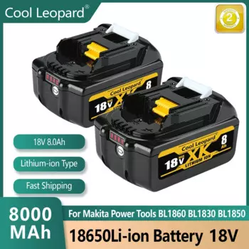 Для Makita 18 В 6 Ач/8 Ач аккумулятор, совместимый с электроинструментами dewalt, 18 В, перезаряжаемый электроинструмент, литиевые батареи 20 В 18 В