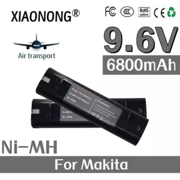 Для MAKITA 9,6 В 4800/6800/9800 мАч NI-MH аккумулятор для электроинструмента, запасные части, аккумулятор