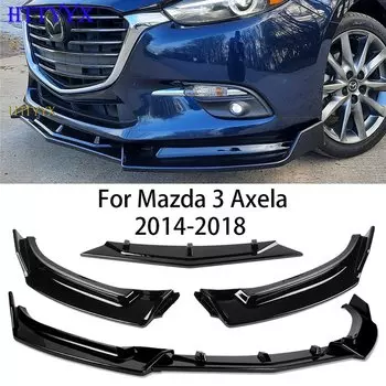 Для Mazda 3 Axela 2014 2015 2016 2017 2018 автомобильный передний бампер, спойлер, комплект кузова, диффузор, защита бампера, автозапчасти
