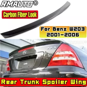 Для Mercedes-Benz C-class W203 C180 C200 C260 C320 2001-2006, задний спойлер, кузов крыла, Автомобильный задний спойлер, автомобильные аксессуары