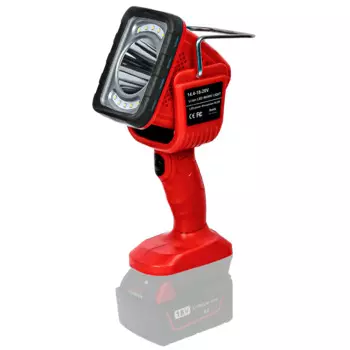 Для Milwaukee 14,4 V-18V 16,2 W, рабочий Портативный внешний фонарь, внешний фонарик, двойной источник света, вертикальная лампа, литий-ионный аккумулятор