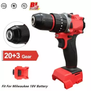Для Milwaukee 18 В аккумуляторная бесщеточная электрическая дрель 20 + 3 крутящего момента аккумуляторная ударная дрель молоток многофункциональные электроинструменты