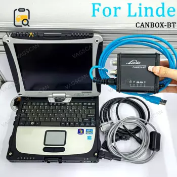 Для ноутбука CF19, Pathfinder Linde Canbox BT, диагностический адаптер LSG для вилочного погрузчика, сервисный бокс, сканер для грузовика