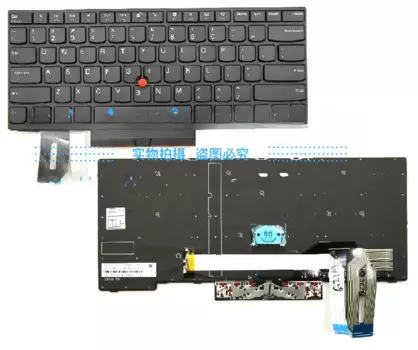 Для ноутбука Thinkpad Lenovo L390 L390 YOGA L490 встроенная клавиатура без черной подсветки
