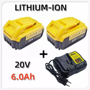 Для отвертки Dewalt 20 В 6,0 Ач DCB200 литий-ионный аккумулятор DCB612 DCB609 DCB205 DCB200 DCB182 для Dewalt 20 В fer
