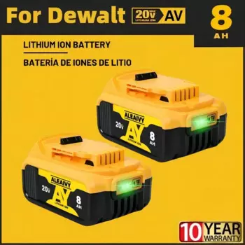 Для отвертки Dewalt 20 В DCB200 аккумулятор 6,0 Ач/8,0 Ач/12,0 Ач литий-ионный DCB612 DCB609 DCB205 DCB200 DCB182 для Dewalt 20 В fer