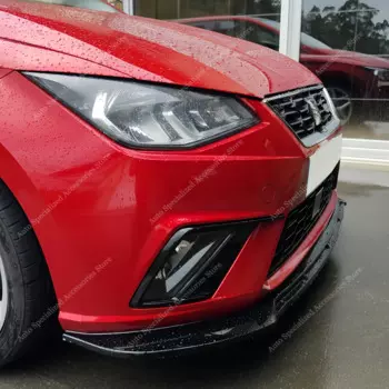 Для переднего бампера Seat Ibiza 6F, спойлер для губ, сплиттер, диффузор для модификации ibiza MK5 FR TSI TDI хэтчбек 2017-2024, комплект для тюнинга
