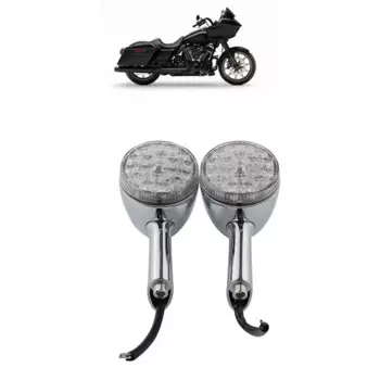 Для переднего штатива для мотоцикла, комплект сигналов поворота для Harley Touring Road Street Electra Tri Glide 2014-2020 CVO Ultra Limited FLHTK