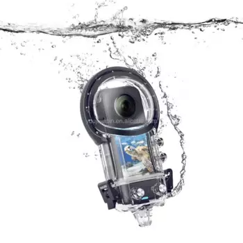 Для подводной съемки Insta360 X3 50 м, водонепроницаемая фотовспышка для Insta360 ONE X3, защита для подводной съемки, аксессуары для панорамной камеры
