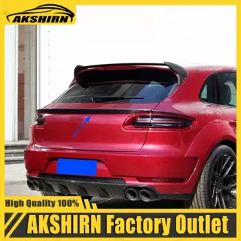 Для Porsche Macan 2014 2015 2016 2017 Автомобильный задний багажник Средний спойлер крыло из углеродного волокна Автомобильный задний багажник губа крыло