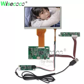 Для портативного dvd-плеера raspberry pi DIY проектный дисплей 7 дюймов 800*480 ЖК-сенсорная панель с USB fpc 50 pins плата драйвера
