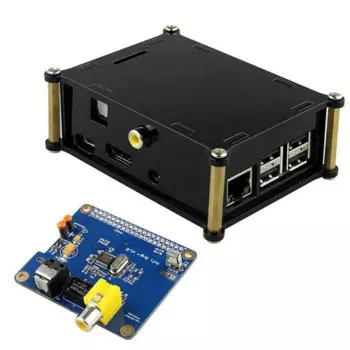 Для Raspberry Pi 2B / B / 3 HIFI Digi + цифровая звуковая карта I2S SPDIF Оптическое волокно со стандартом детской