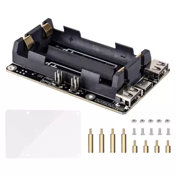Для Raspberry Pi 4 UPS источник питания, беспрерывный телефон, резервная батарея 18 650, плата расширения для управления питанием