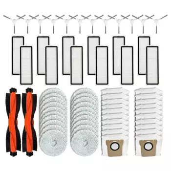 Для робота-пылесоса Xiaomi X20+ X10+ / X20 Plus, X10 Plus Запчасти Основная боковая щетка Hepa-фильтр Швабра Тканевые мешки для пыли Аксессуары