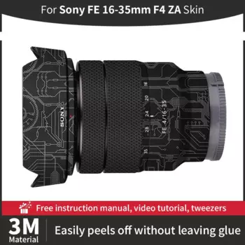 Для Sony FE 16-35 мм F4 ZA zeiss Объектив для камеры Sony/zeiss 16 35 мм Кожа против царапин Наклейка на объектив камеры Защитная пленка