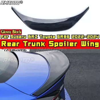 Для Subaru BRZ Toyota GR86 2022-2024 комплект кузова задний спойлер крыло глянцевый черный спортивный стиль заднее крыло багажника автомобильные аксессуары