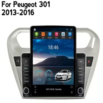 Для Tesla Style 2Din Android13 Автомобильный радиоприемник для Citroen Elysee 2014 2015-2035 Мультимедийный видеоплеер GPS Стерео Carplay DSP Камера