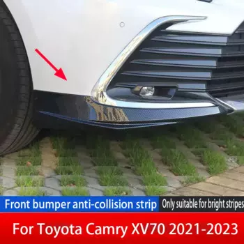 Для Toyota Camry XV70 2021 2022 2023, угловая защитная рамка переднего спойлера из материала ABS