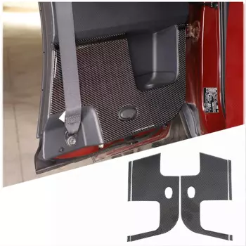 Для Toyota FJ Cruiser 2007-2021 мягкое углеродное волокно, задняя дверь автомобиля, противоударная панель, наклейка, автомобильные аксессуары