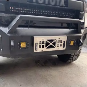 Для Toyota FJ cruiser, рамка номерного знака, горлышко лебедки, рамка номерного знака с бампером, рамка номерного знака