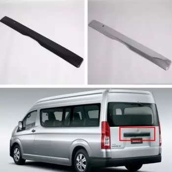 Для Toyota HIACE 2019 2020 декоративные полосы для двери заднего багажника автомобиля ABS автомобильный молдинг аксессуар новый Стайлинг автомобиля