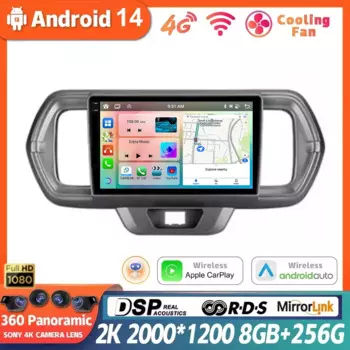 Для Toyota Passo lll 3 2016-2021 правосторонний автомобильный радиоприемник Android 14 мультимедийный беспроводной Carplay 5G wifi BT GPS-навигация