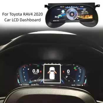 Для Toyota RAV4 2020 автомобильный ЖК-плеер на приборной панели, цифровой кластер, виртуальный прибор для кабины, многофункциональный спидометр, экран