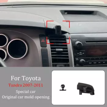 Для Toyota Tundra 2007-2011 автомобильный держатель телефона беспроводное зарядное устройство автоматический навигационный кронштейн