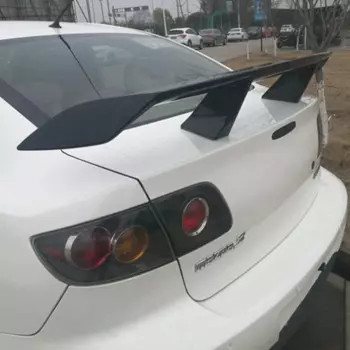 Для универсального спойлера, аксессуары, новый OLD Mazda 3, АБС-пластик, багажник автомобиля, задняя губа, черное хвостовое крыло, ремонт кузова, комплект Mazda3 M3 2006+