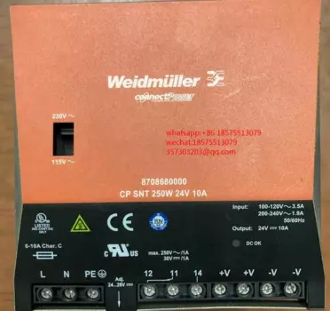 Для Weidmuller 8708680000 CP SNT источник питания, 250 Вт, 24 В, 10 А 1 шт.