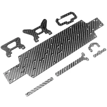 Для Wltoys 104001 1/10 RC автомобиль из углеродного волокна Ch is автомобиль Нижняя амортизационная башня комплект обновленных деталей аксессуары