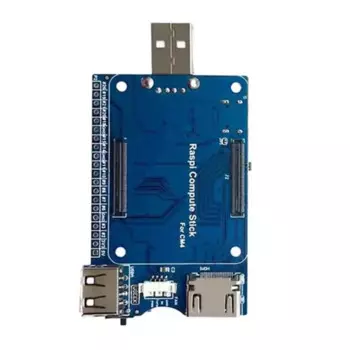 Для вычислительного модуля RPi 4 Стандартная розетка CM4 20PIN GPIO USB2.0 Вычислительный модуль 4 Board Тип 5V 3A Плата